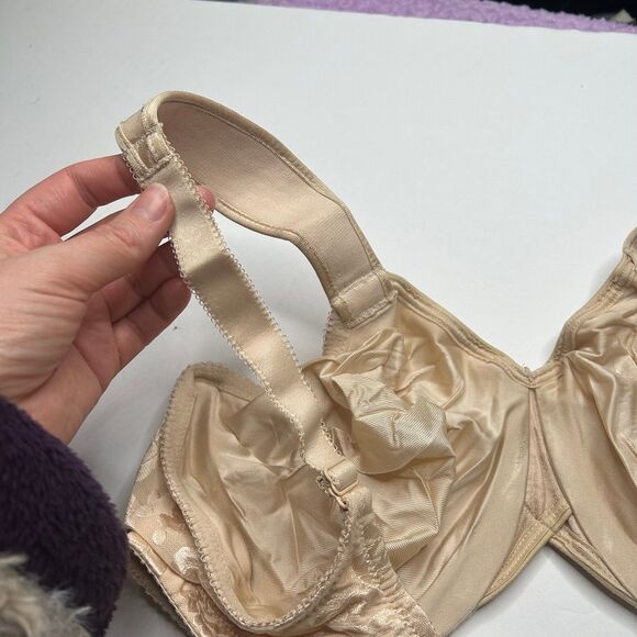 Wacoal Tan Lace Bra 42DD Unlined - Picture 5 of 6